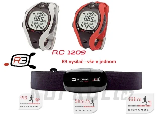 Sigma RC 1209 Running Computer Sports Wrist Watch